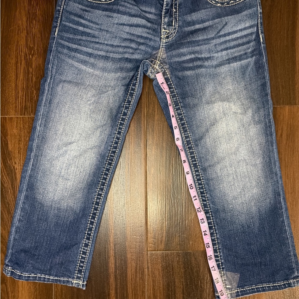 Miss Me Women's Dark Blue Capri Jeans Size 29 - Picture 7 of 7